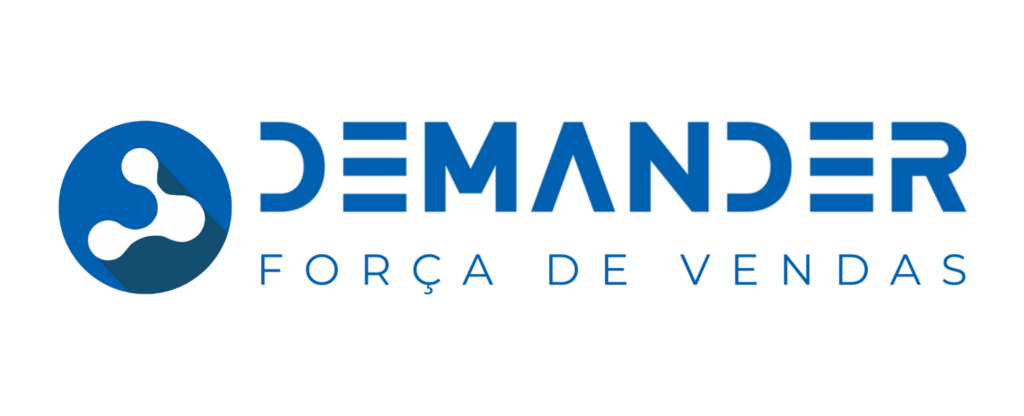 Logo Demander azul horizontal