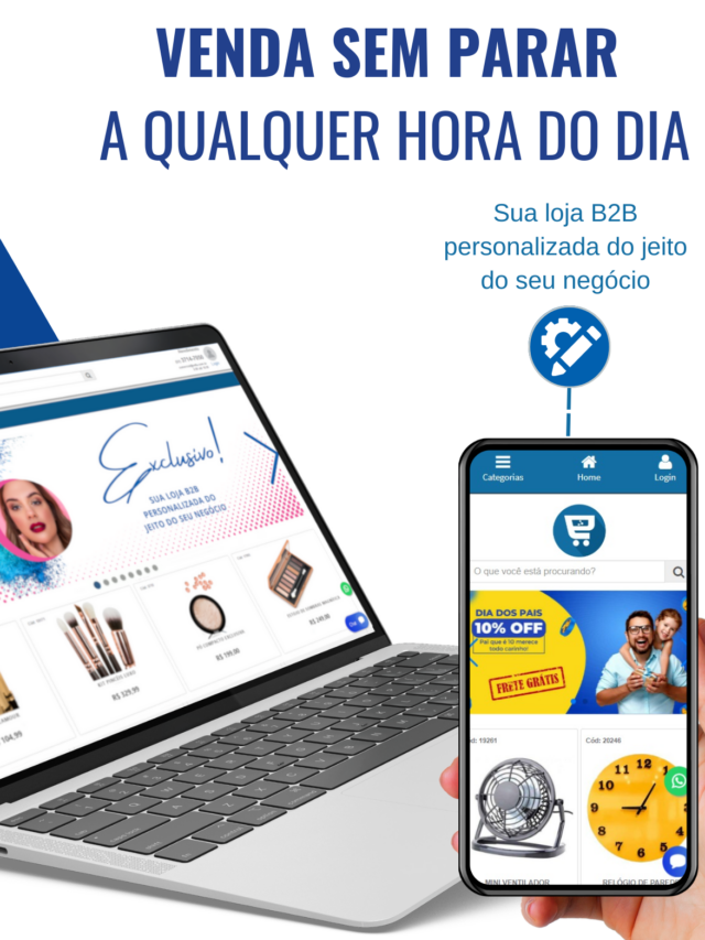 Loja virtual B2B para distribuidoras, atacados e indústrias