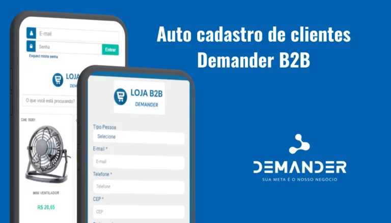 Habilitando o auto cadastro de clientes no Demander B2B