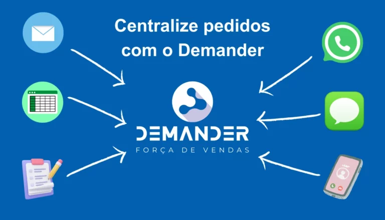 Centralize pedidos com o Demander