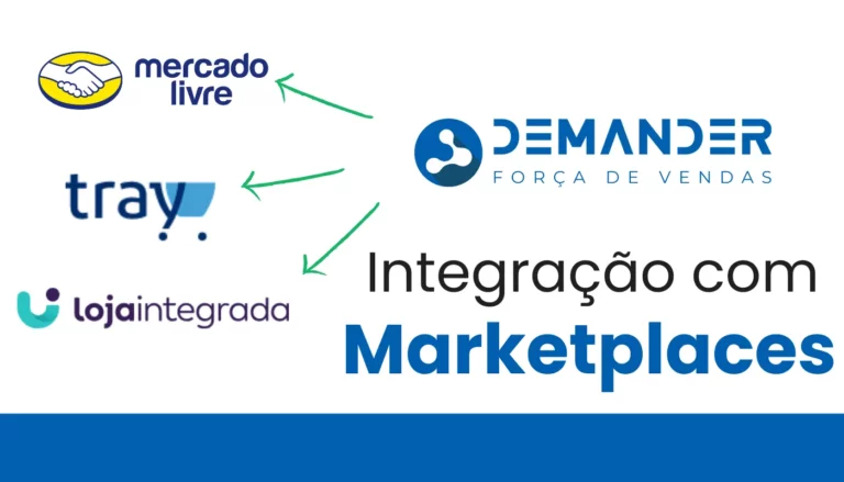 Força de vendas integrado com marketplaces