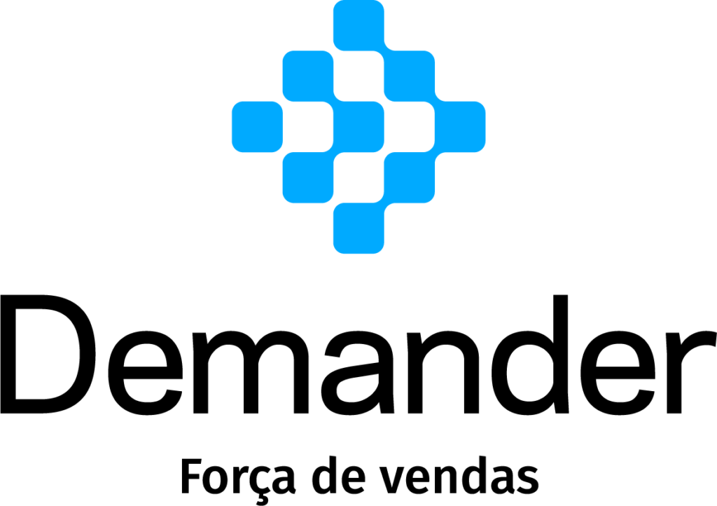 LogoDemander V Azul Preto Forca de Vendas