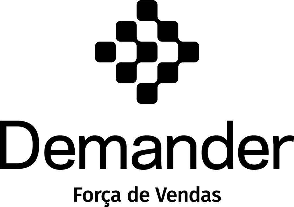 LogoDemander V Preto Forca de Vendas