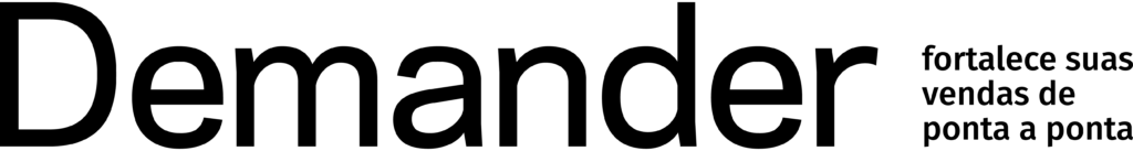 LogoTipograficoDemander Fortalece suas vendas Preto