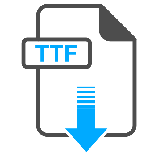 button download ttf