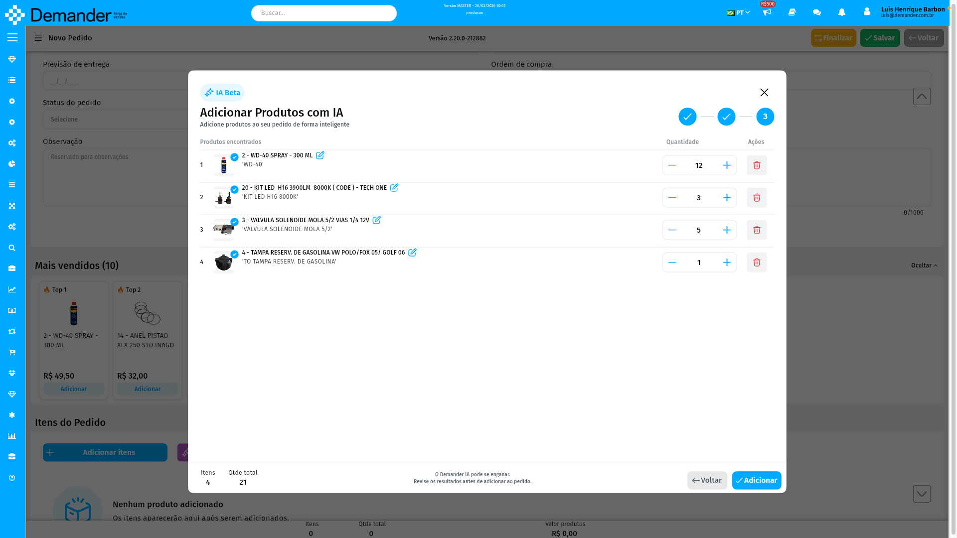Demander IA — Interface Web