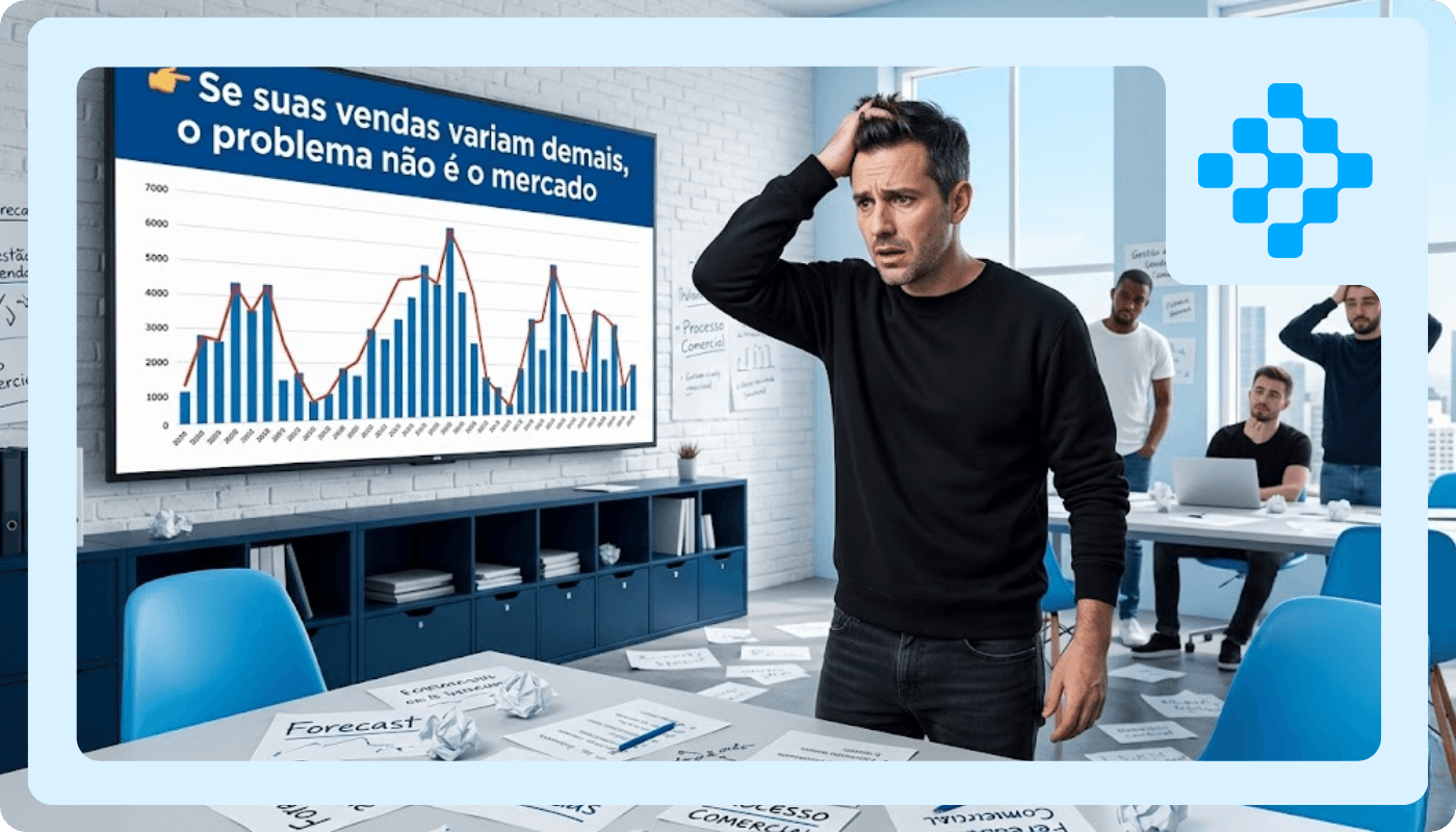 Se suas vendas variam demais o problema nao e o mercado