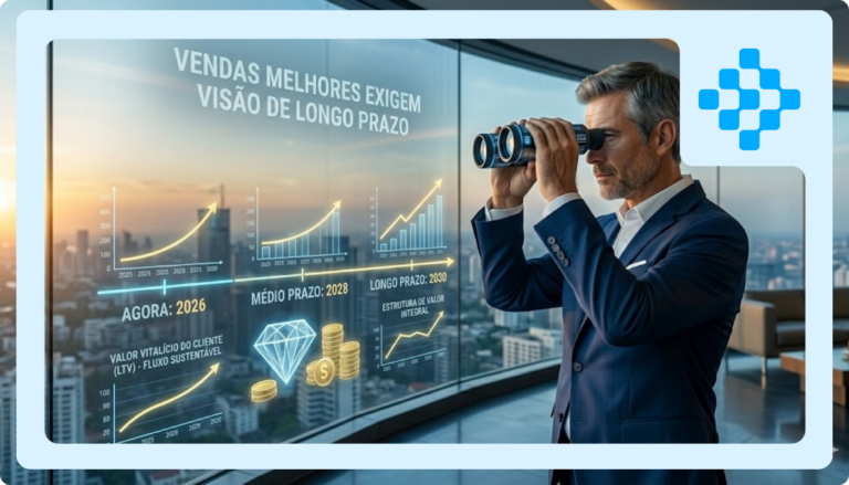 Vendas melhores exigem visão de longo prazo