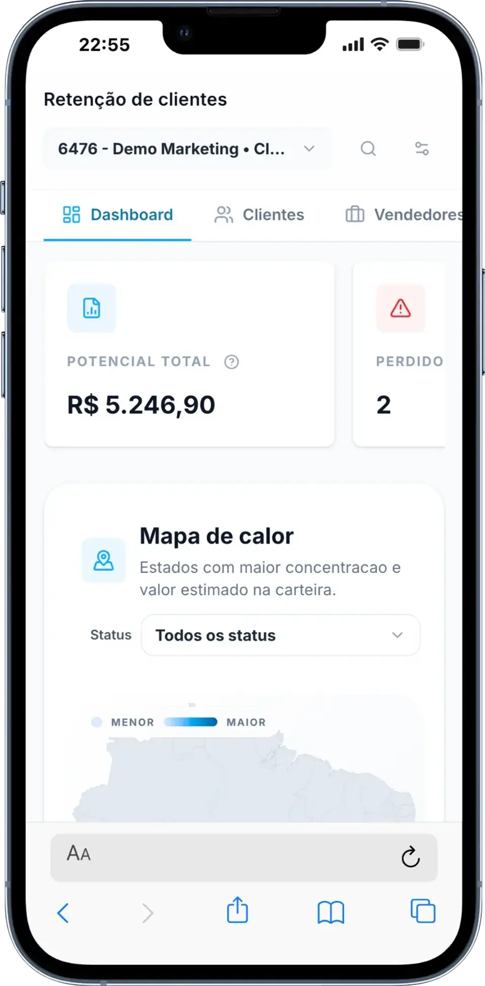 App Demander Retenção